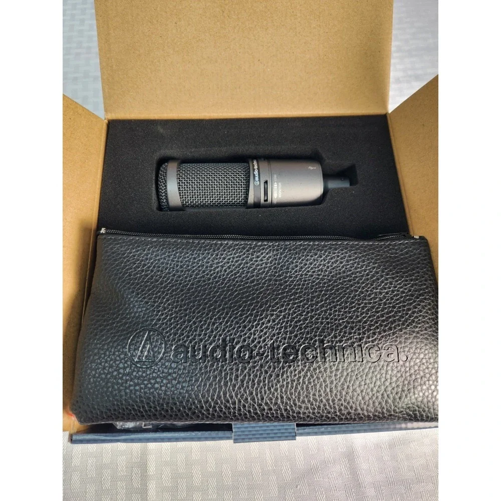 NEW! Original Audio Technica At2020USB-X USB Microphone w/Bag, + Shock Pop Filte